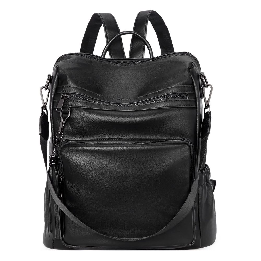 Backpack Purse for Women Leather Ladies Fashion Designer Travel Convertible🐛